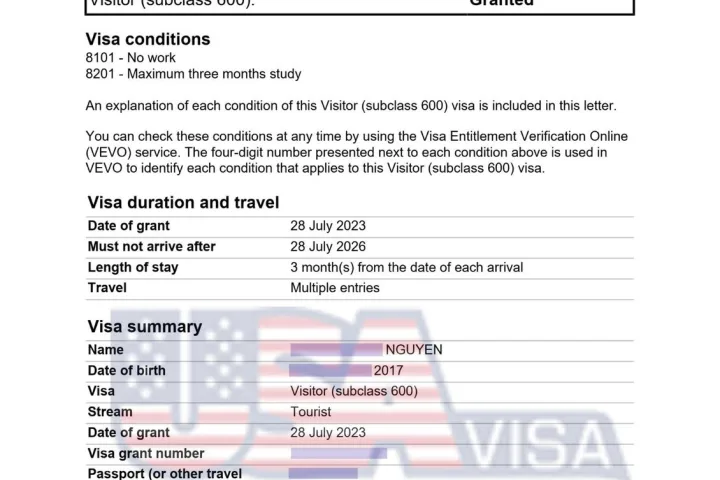 Khách hàng đậu visa Úc – ảnh 7