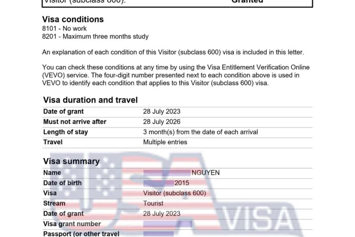 Khách hàng đậu visa Úc – ảnh 8