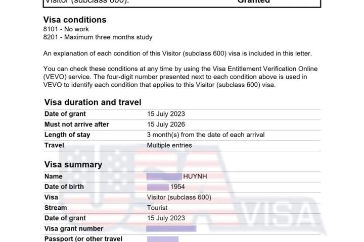 Khách hàng đậu visa Úc – ảnh 10